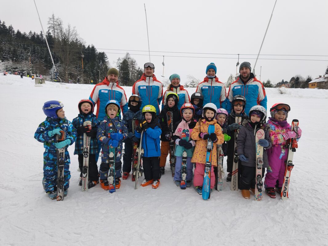 Lyžařský kurz prvňáčků