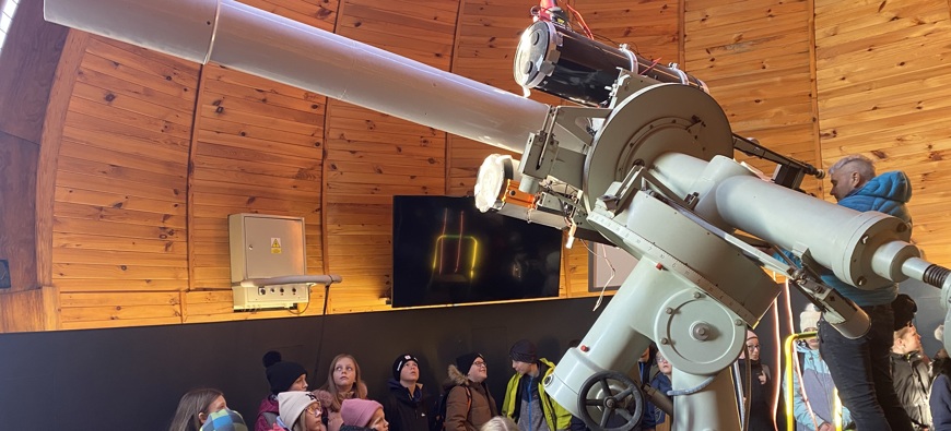 Exkurze 5.tříd do hvězdárny a elektrárny v HK