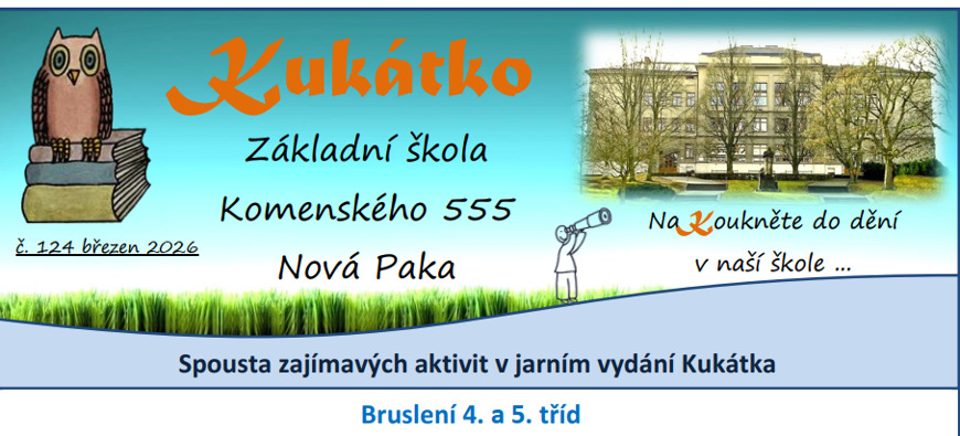 Vyšlo nové Kukátko číslo 124 za měsíc březen